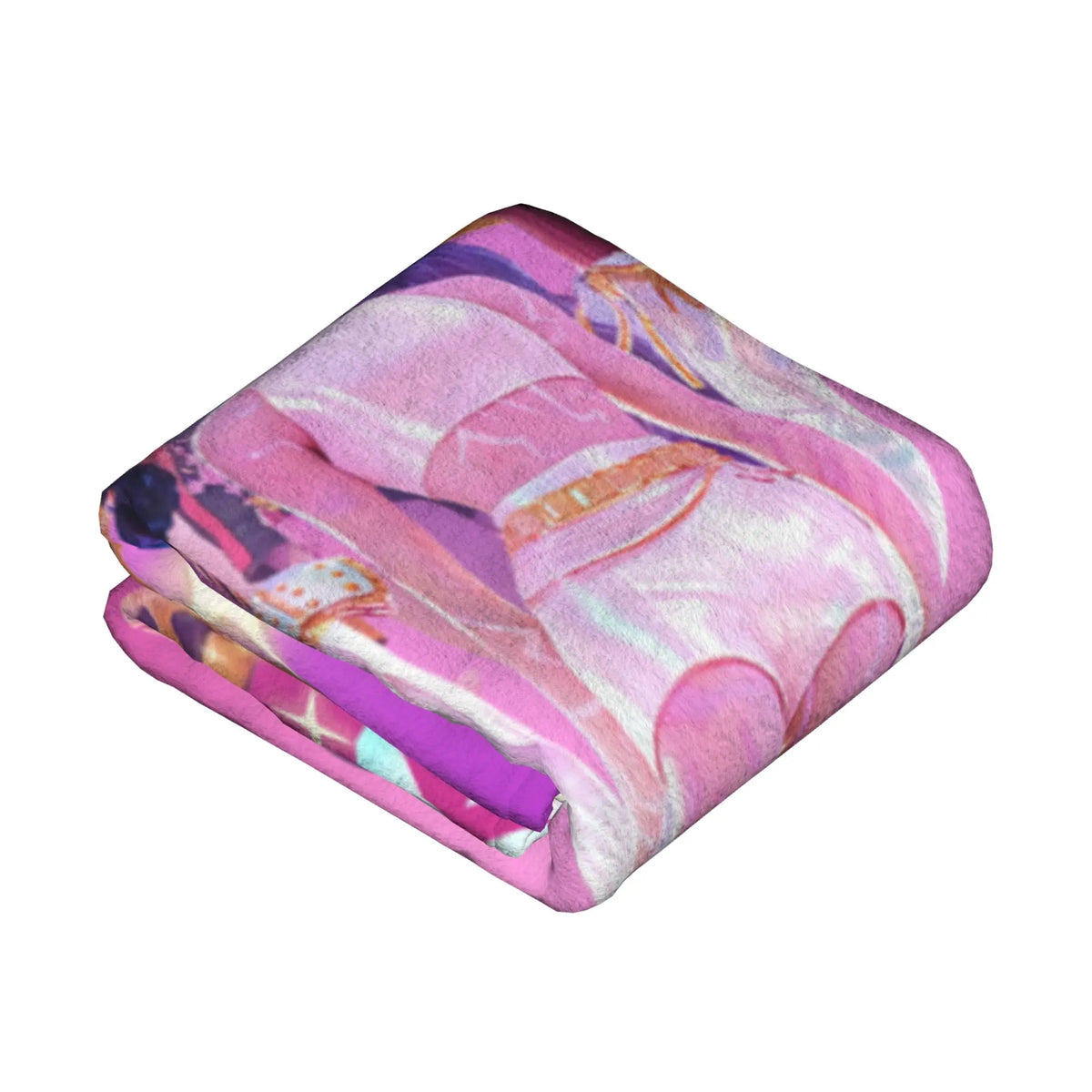 K-Pop Hunter Comfortable Flannel Blanket - A stylish, soft, and warm living room and bedroom decorative blanket suitable for both children and adults. This dreamy K-Pop flannel blanket adds warmth and style to your space. The perfect gift for K-Pop fans.
