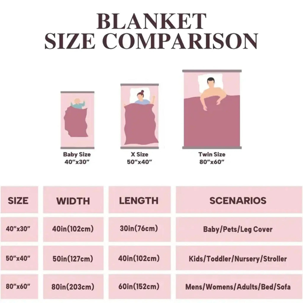 Retro Punk Full Wrap Print Blanket, Premium Soft Fleece Pink Black Horror Skull & Clown Art Blanket Versatile For Sofa Nap Camping And Fan Collectible Present