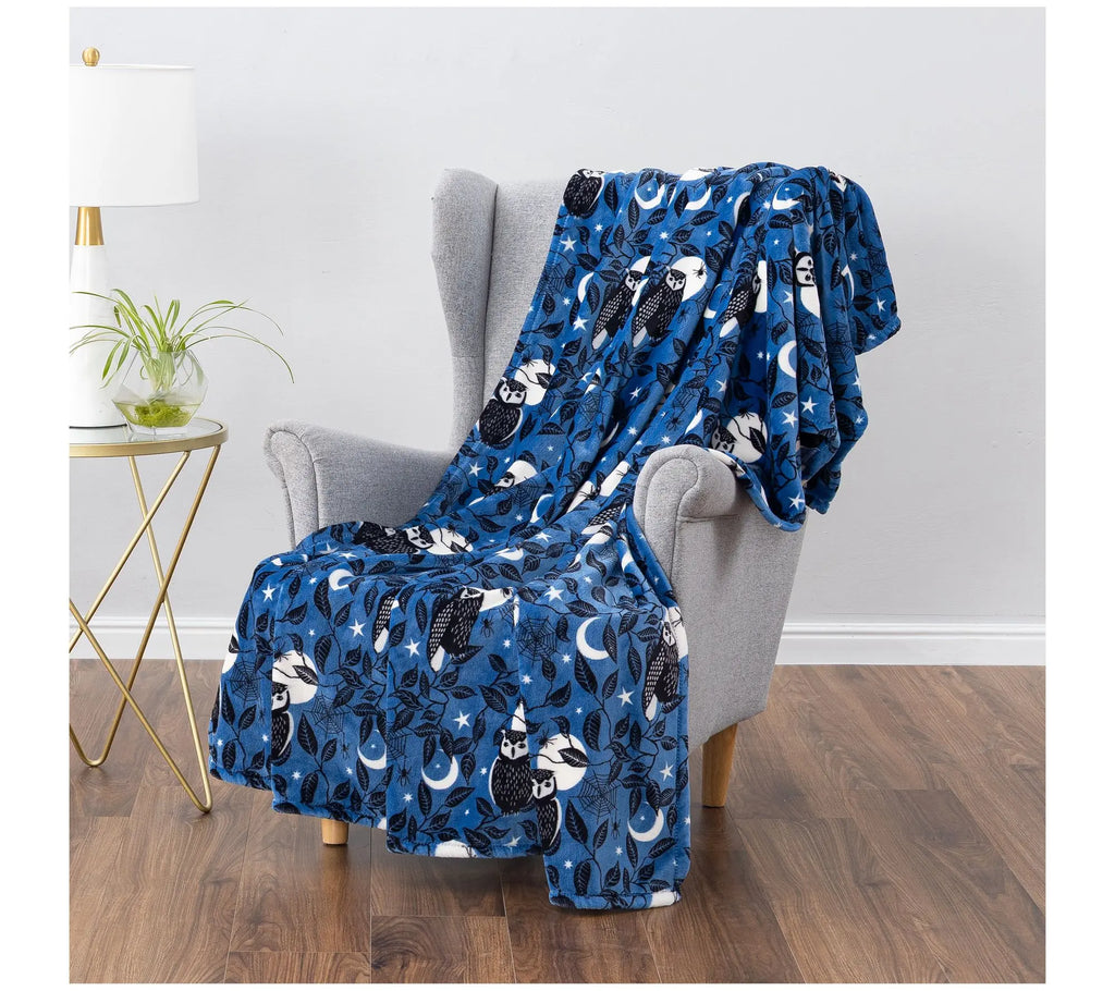 Berkshire Halloween Printed Plush 60x70 Throw